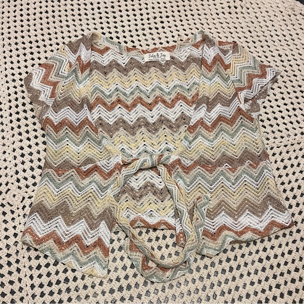 Tie Front Knit Top